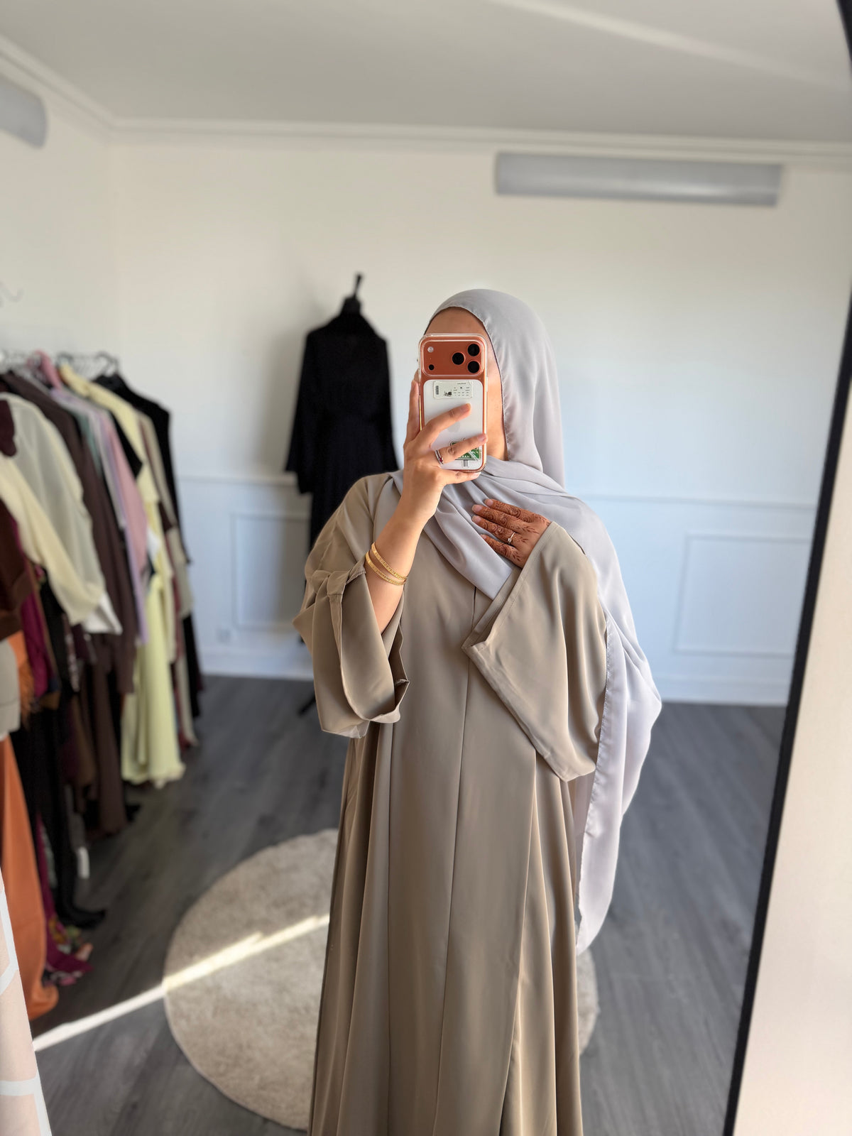 ABAYA SORAYA- Terre cendré