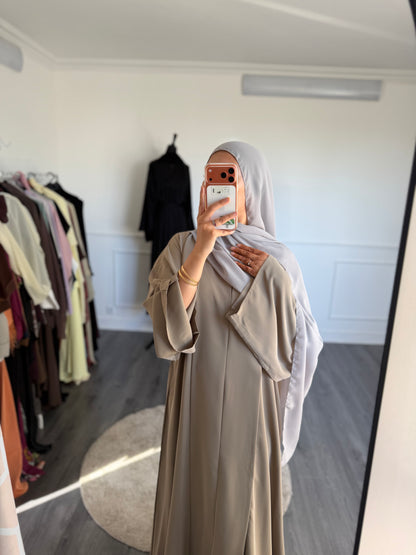 ABAYA SORAYA- Terre cendré