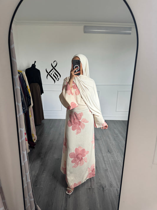 Robe Fleurie rose