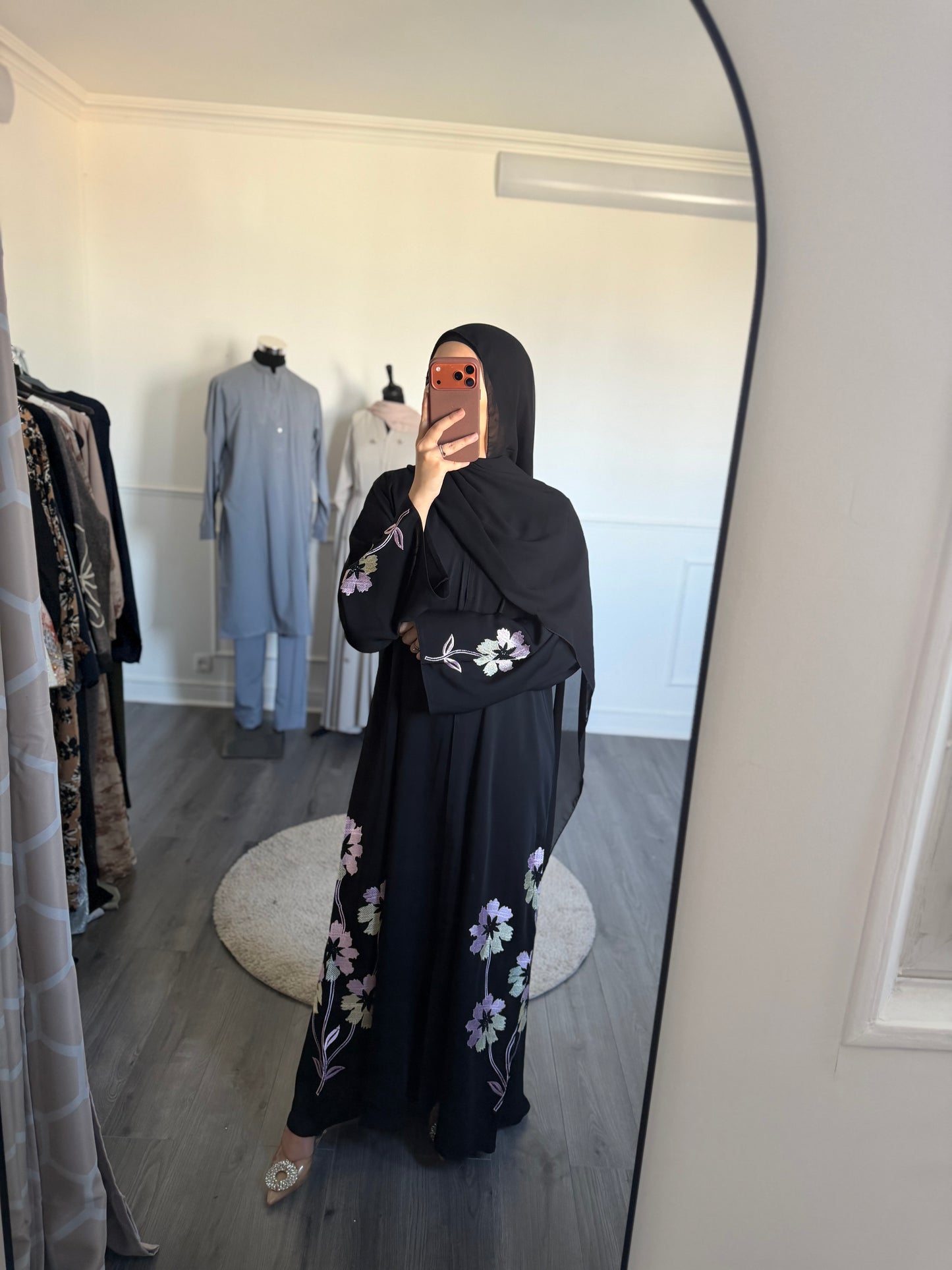 Abaya fleurie Naya