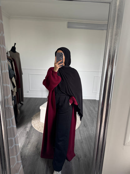Gilet bordeaux