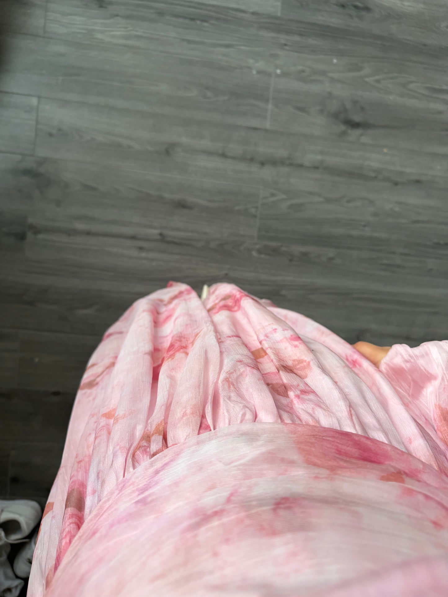 Robe fleurie rose