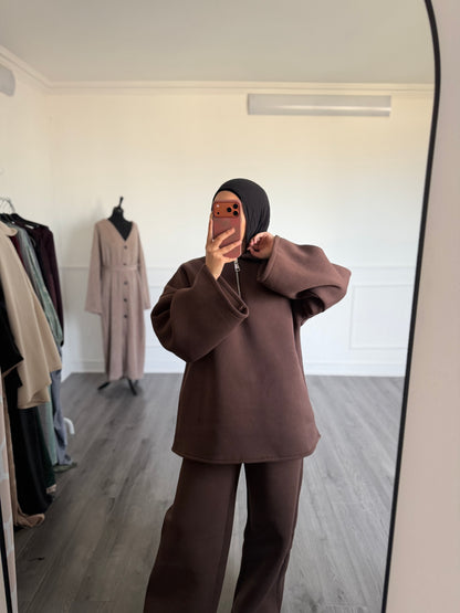 Ensemble marron cosy