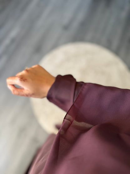 ABAYA SORAYA- Rose balais