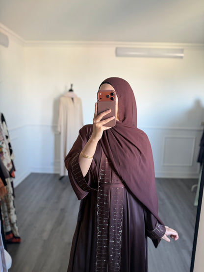 Abaya Meera Marron