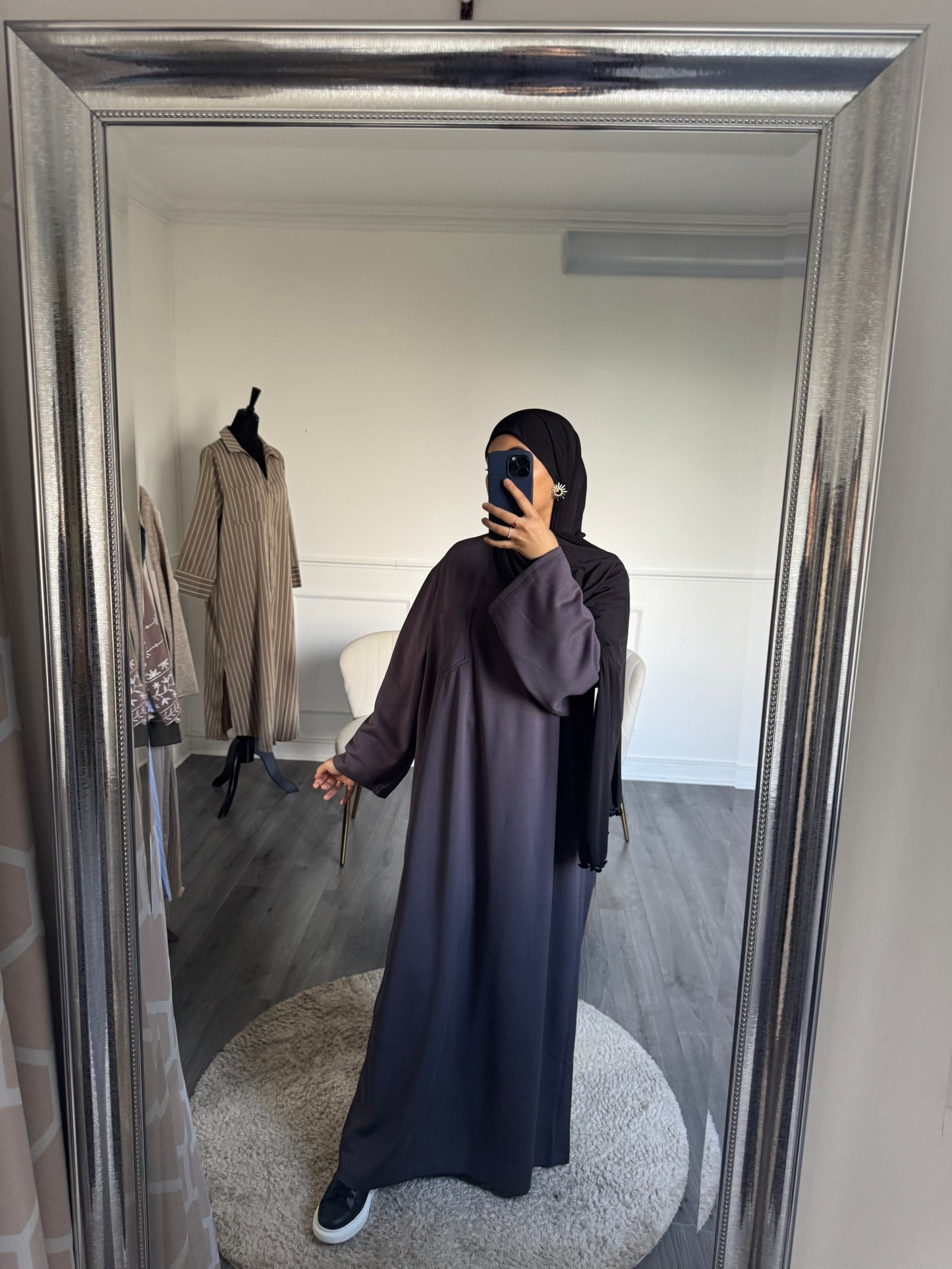 Robe Jersey - Gris bleuté