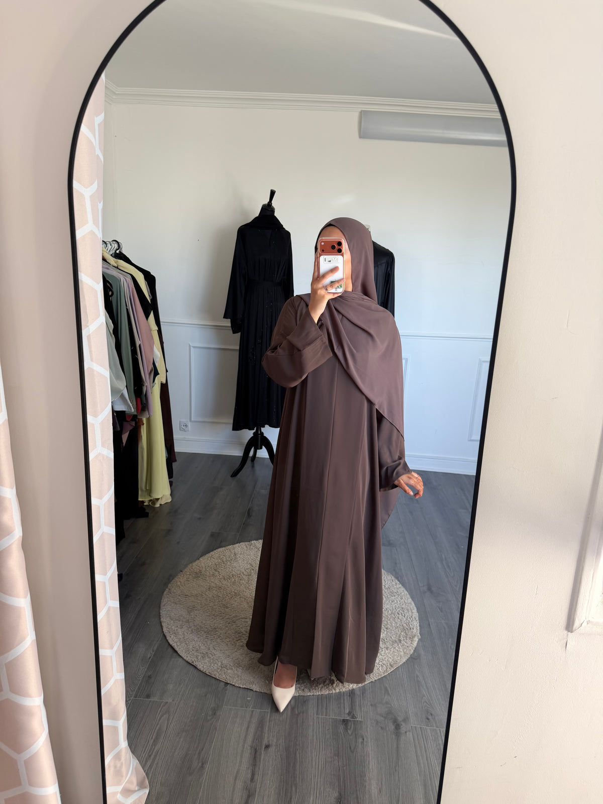 ABAYA SORAYA- Marron poudré