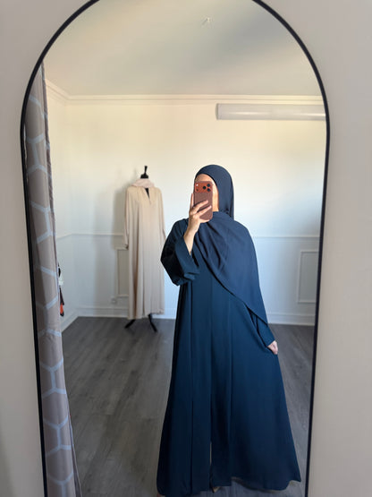 ABAYA SORAYA - Bleu canard