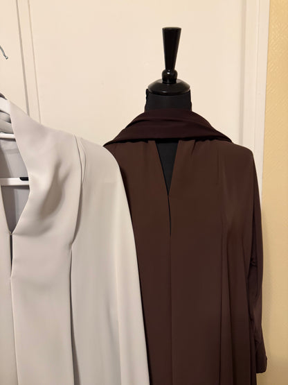 ABAYA SORAYA — Gris clair