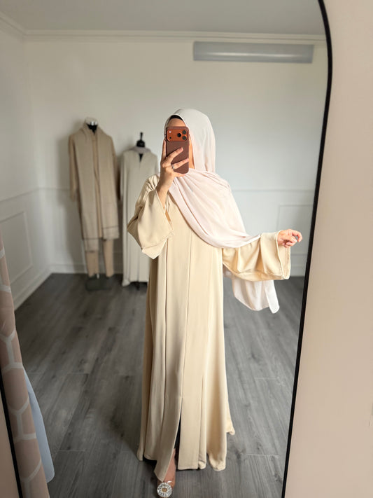 ABAYA SORAYA — beige sous ton different