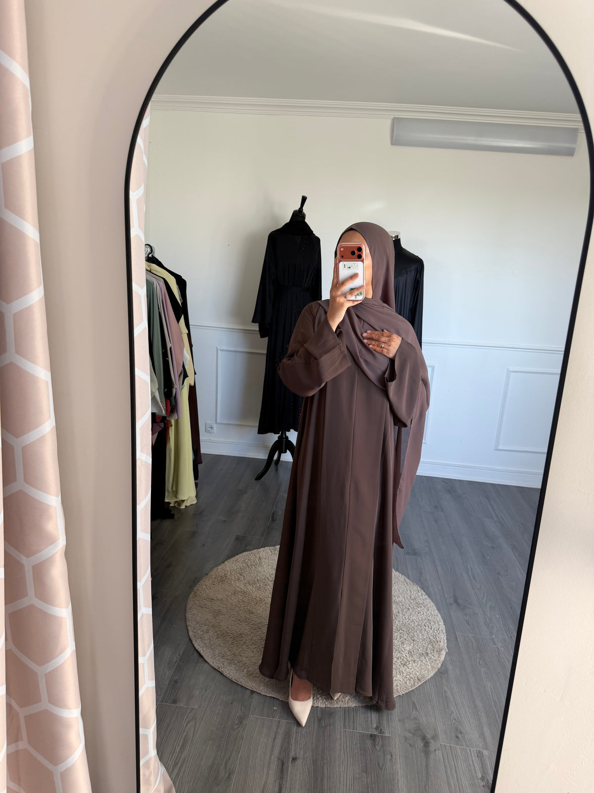 ABAYA SORAYA- Marron poudré