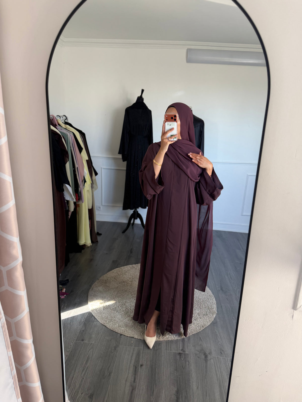 ABAYA SORAYA- Rose balais