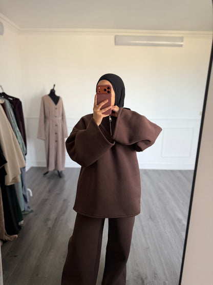 Ensemble marron cosy