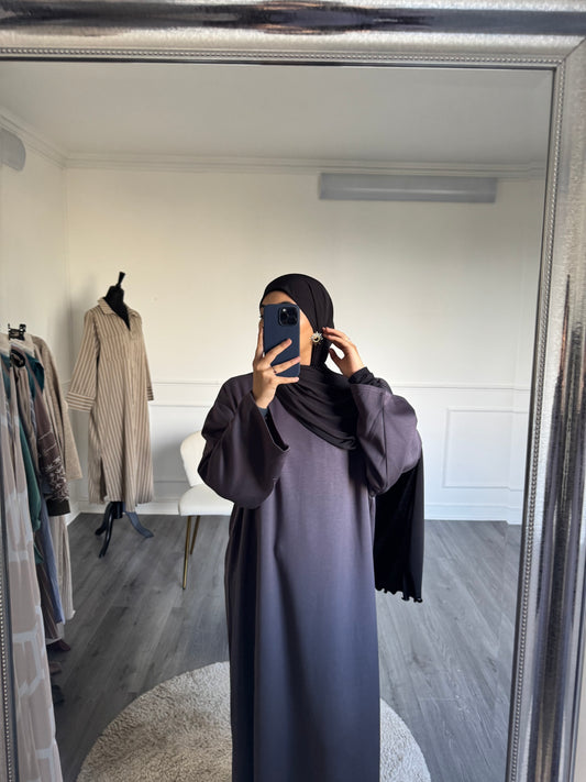 Robe Jersey - Gris bleuté