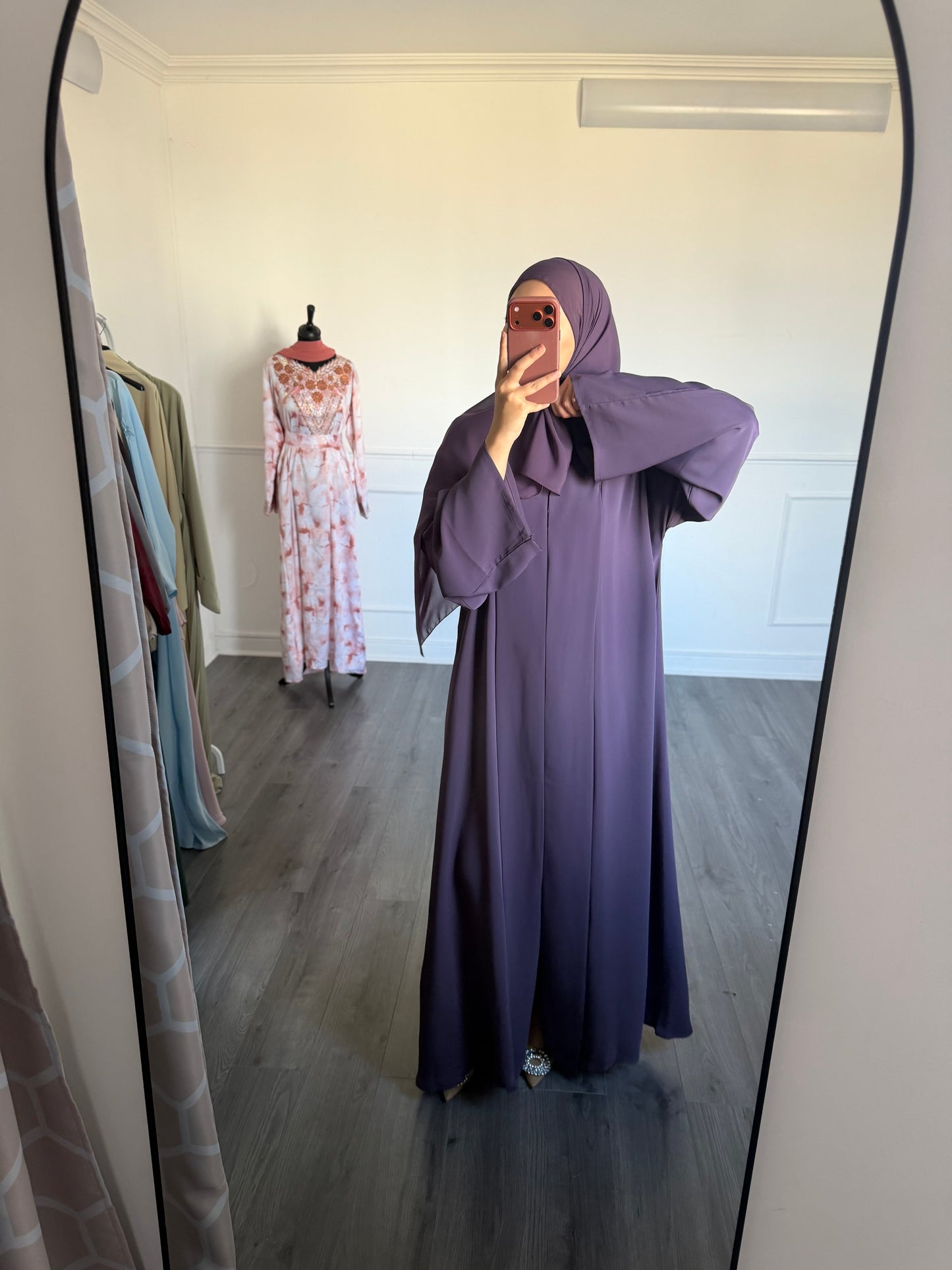 ABAYA SORAYA — Violet foncé