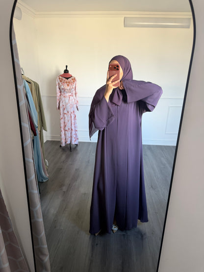 ABAYA SORAYA — Violet foncé