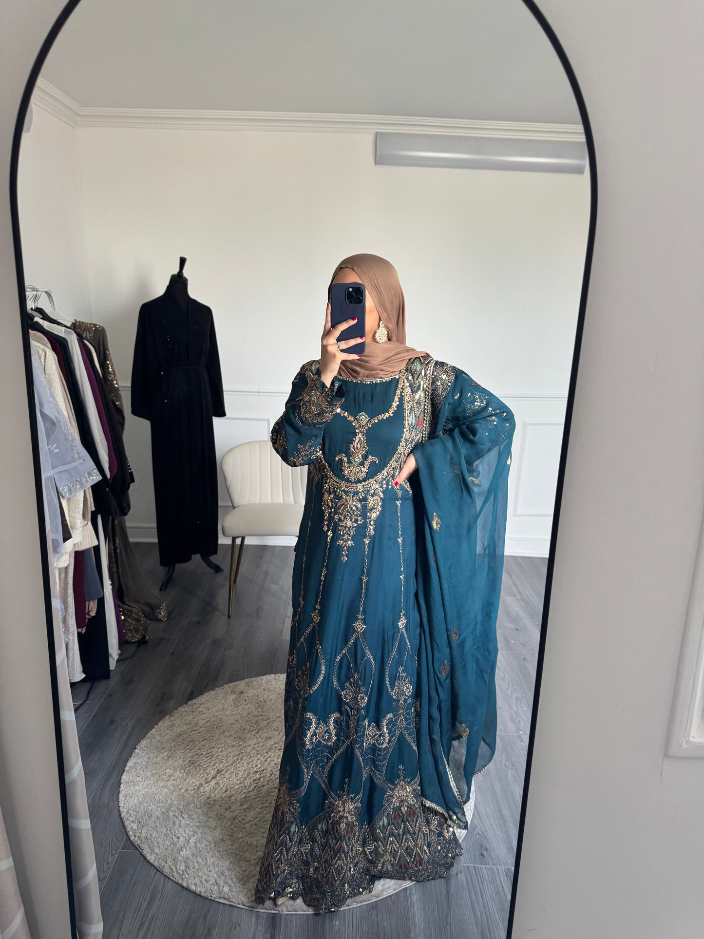 Maxi Laiba - Bleu canard