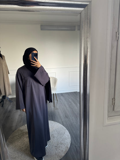 Robe Jersey - Gris bleuté
