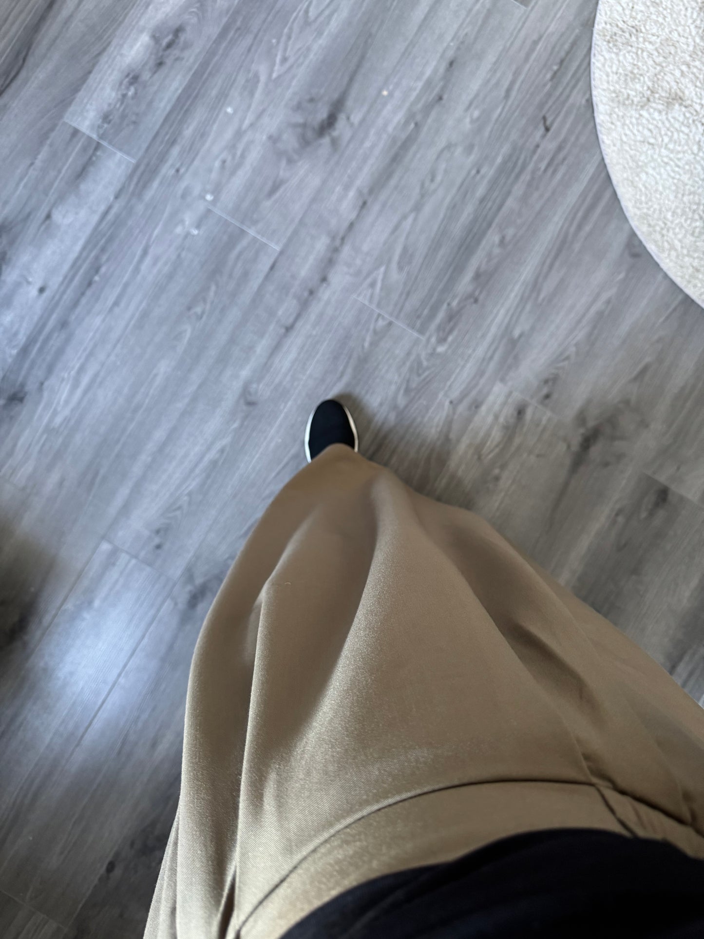 Jupe longue kaki