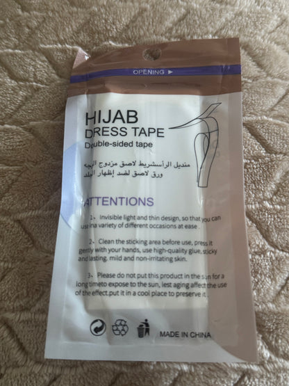 Bande adhésive double face hijab