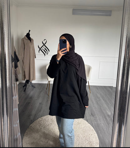 Haut oversize noir