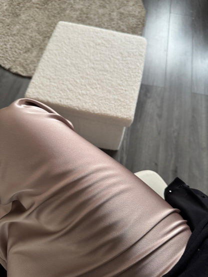 Jupe longue rose