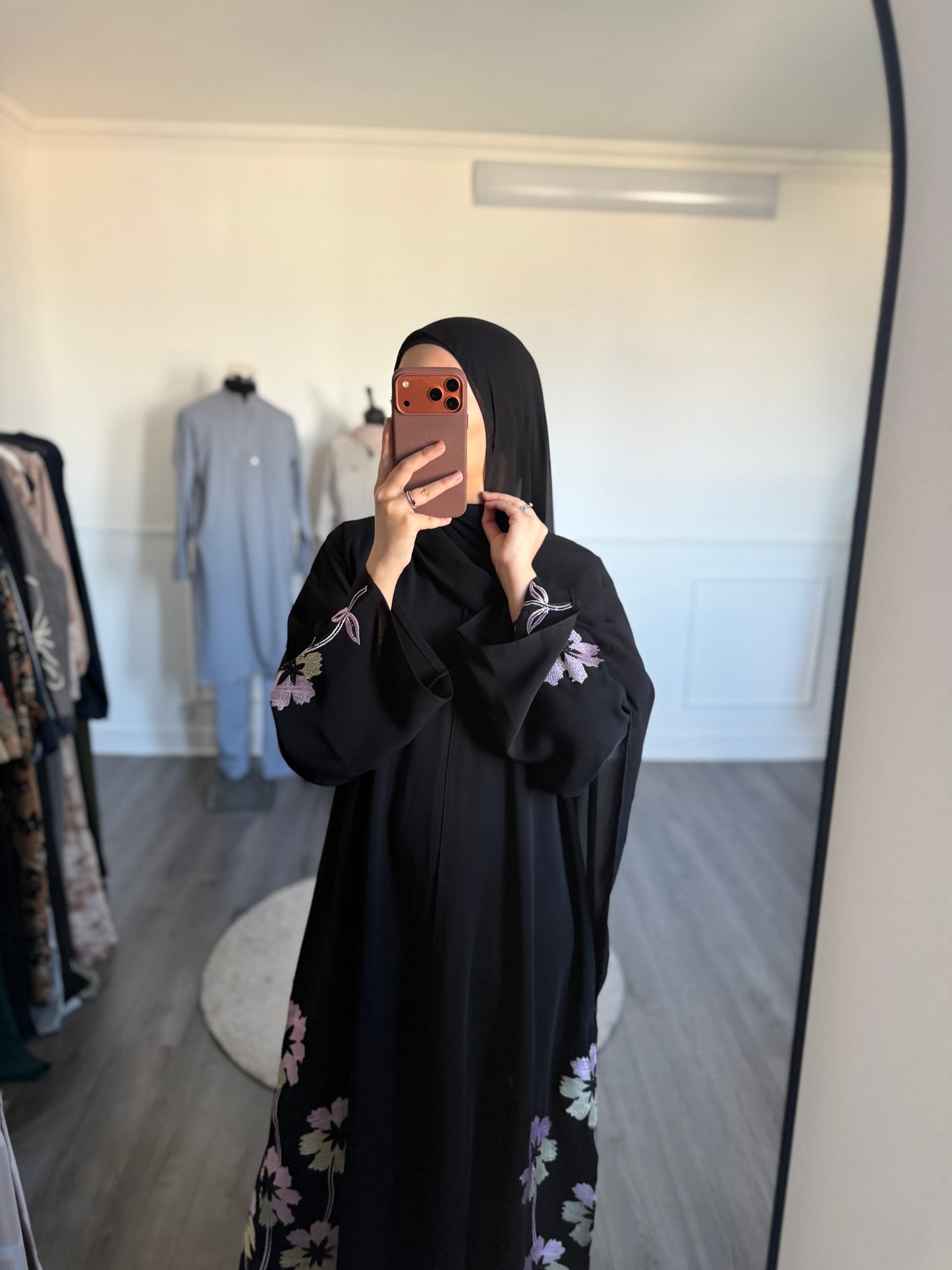 Abaya fleurie Naya