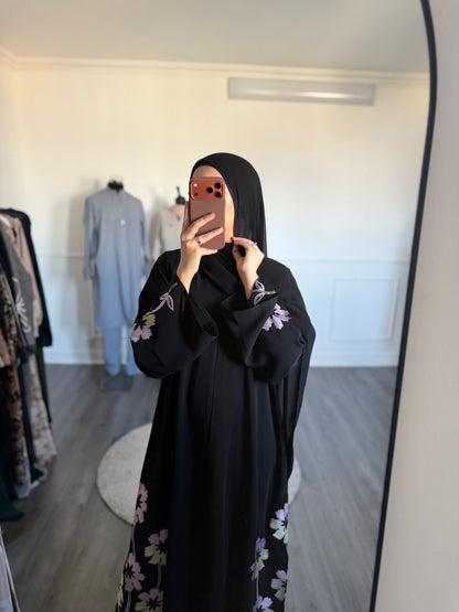 Abaya fleurie Naya