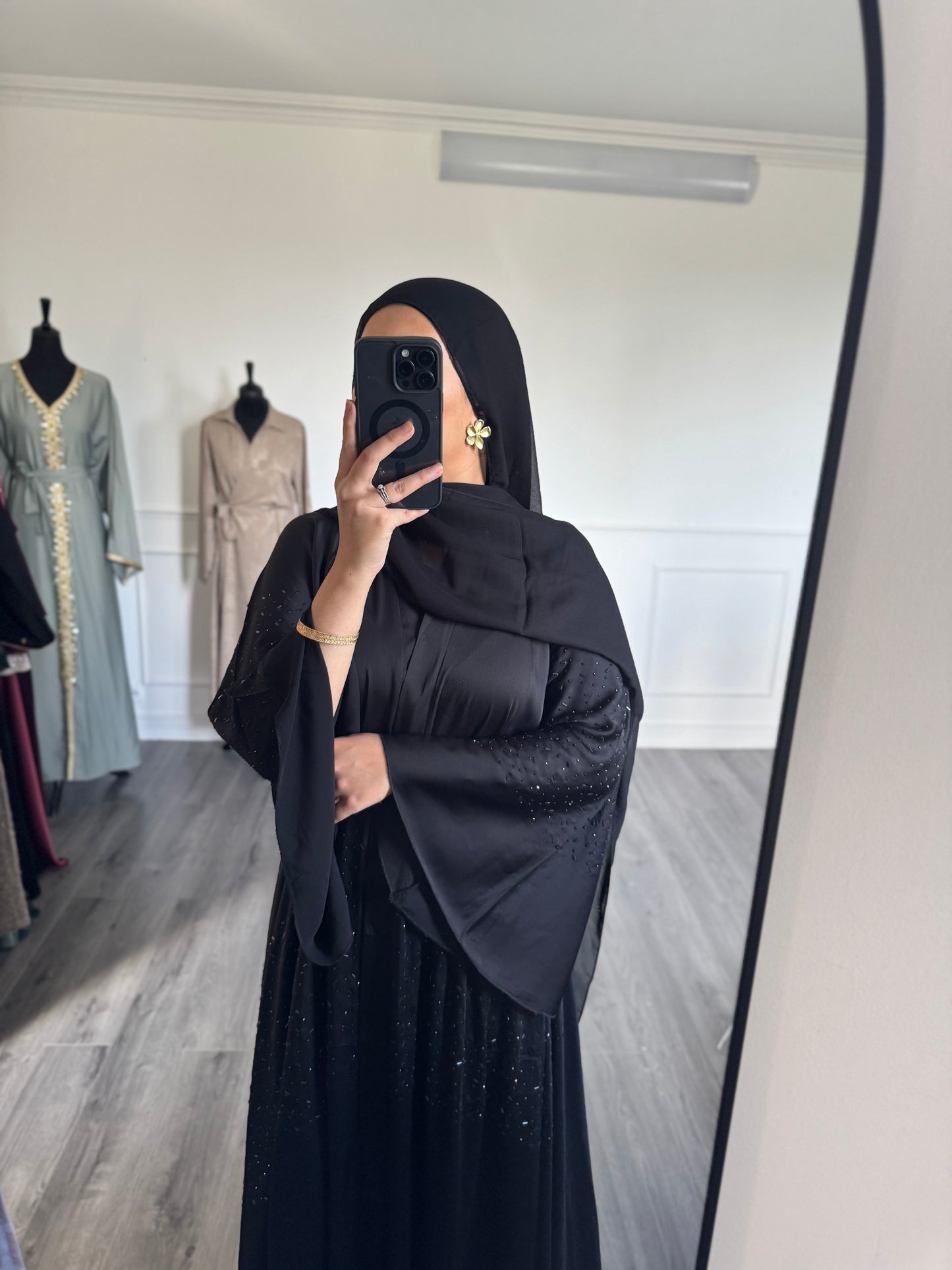 Abaya Luna à strass