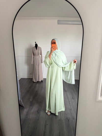 ABAYA SORAYA — Vert Lemon