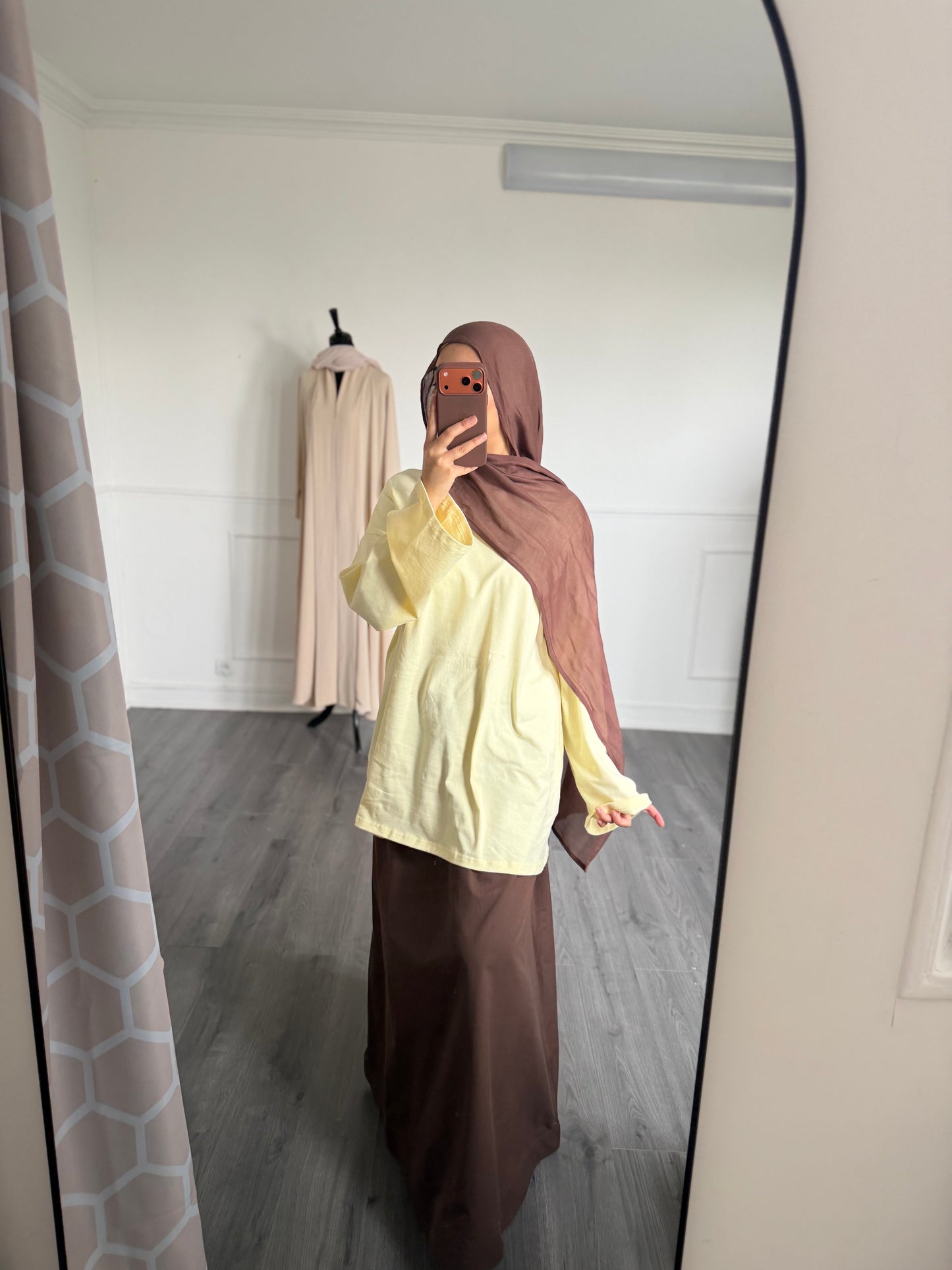 Haut oversize jaune