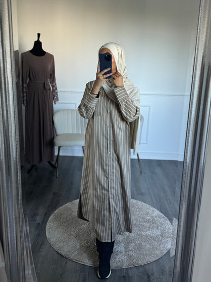 Robe Chemise Luna beige