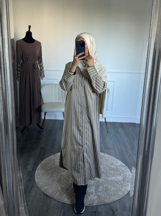 Robe Chemise Luna beige