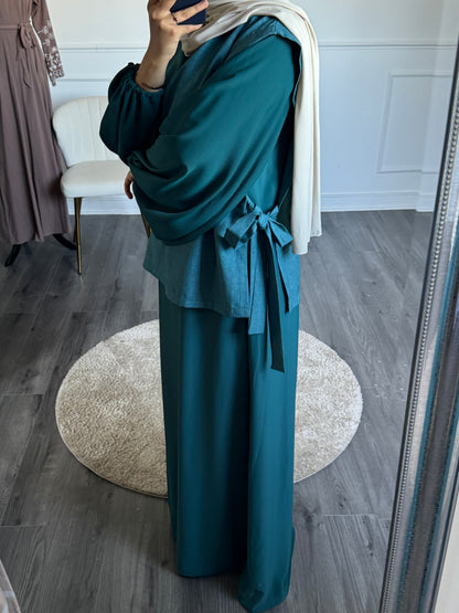 Robe Sana - Bleu canard