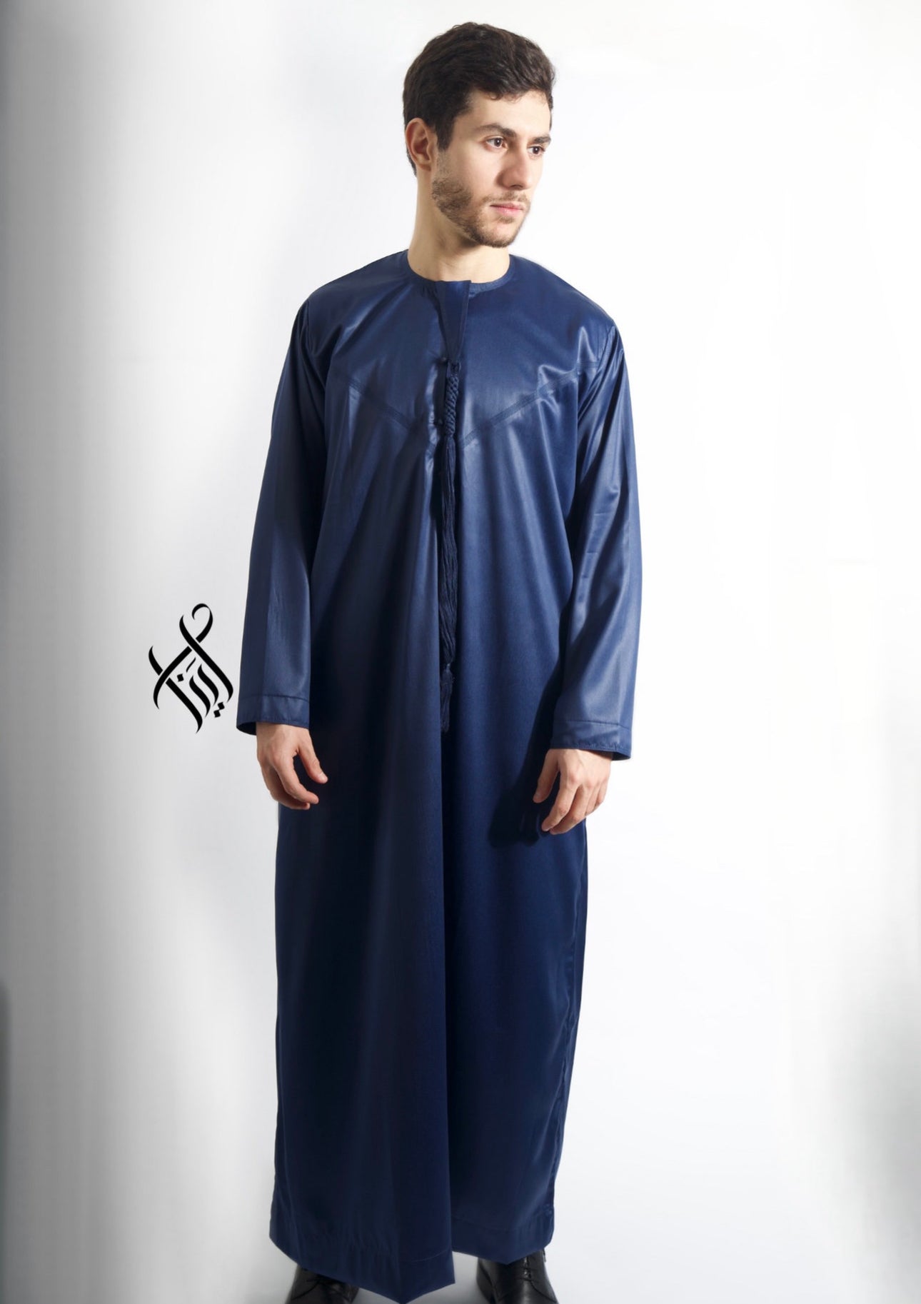 QAMIS SATINÉE ELYAS - BLEU