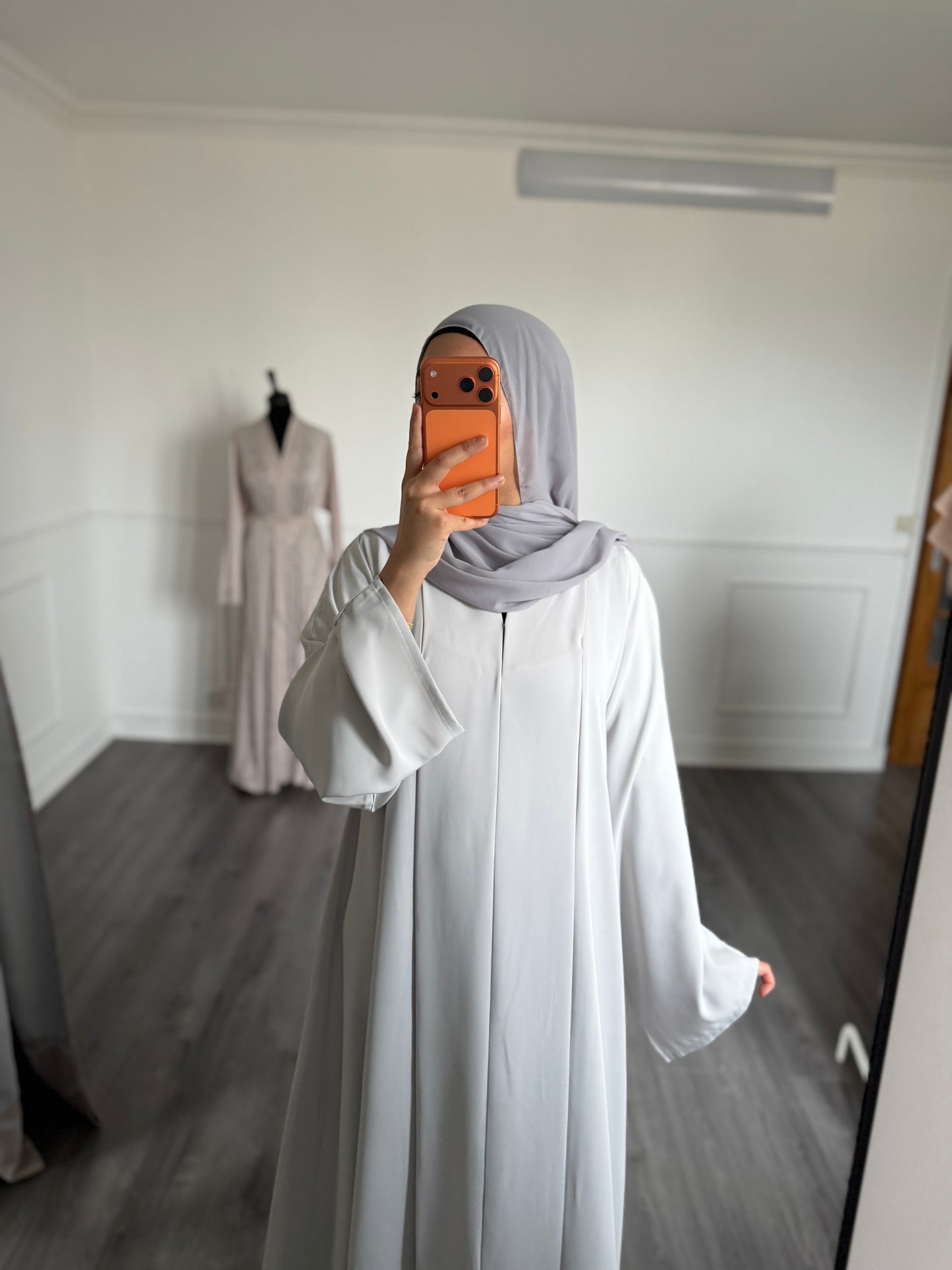 ABAYA SORAYA — Gris clair