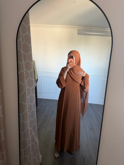 ABAYA SORAYA - terracotta