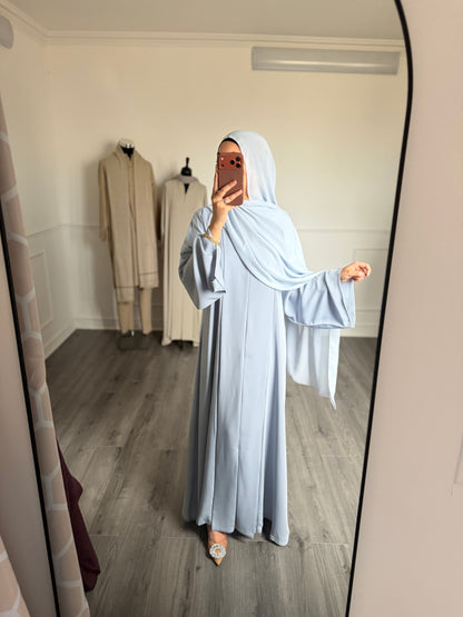 ABAYA SORAYA — bleu ciel