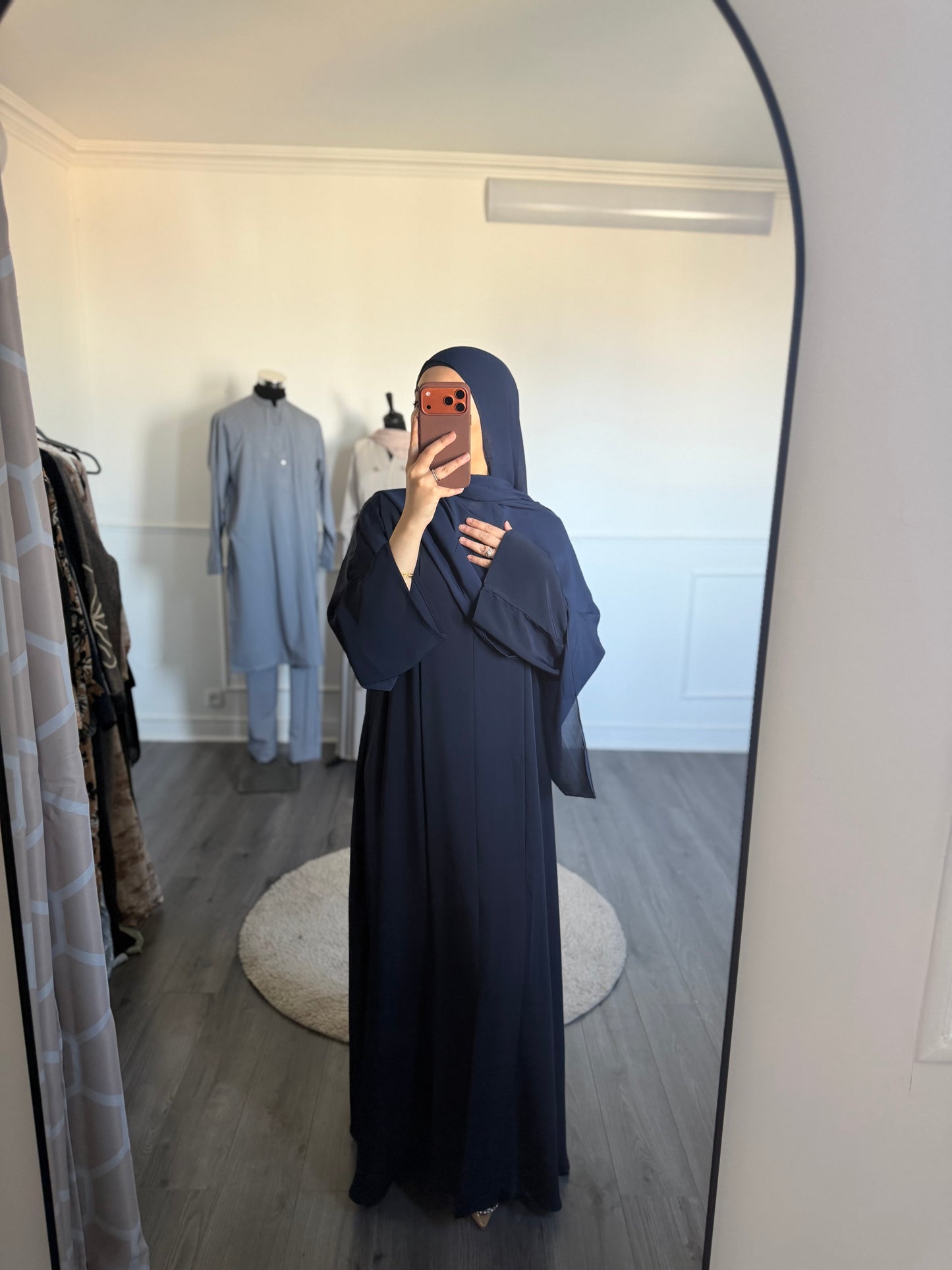 ABAYA SORAYA — bleu marine