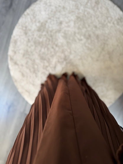 Abaya Noor Marron chocolat au lait