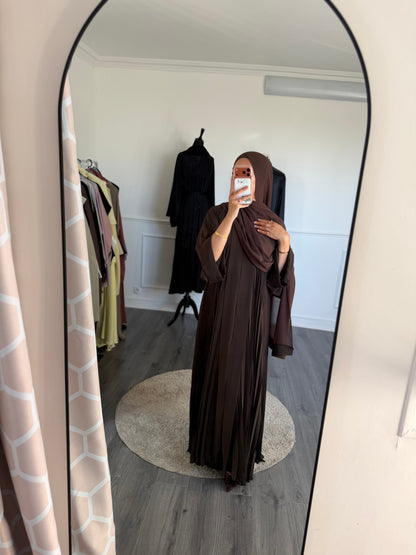 Abaya Noor Marron