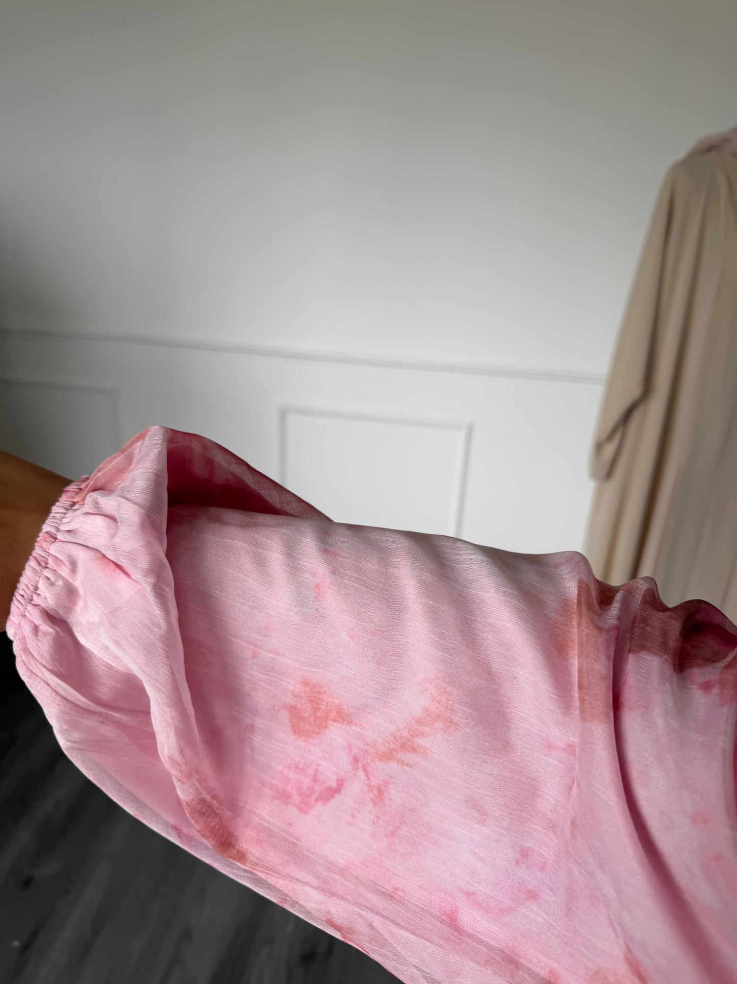 Robe fleurie rose