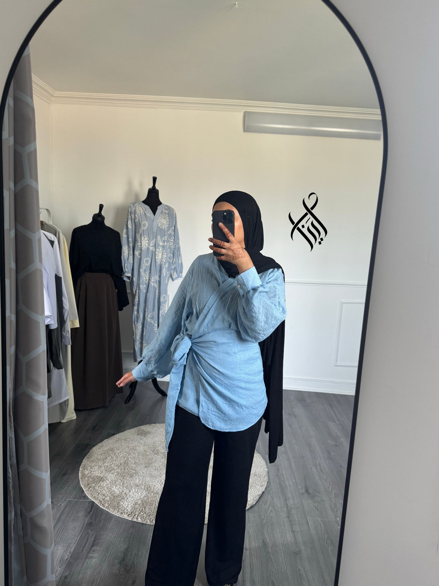 Blouse effet lin