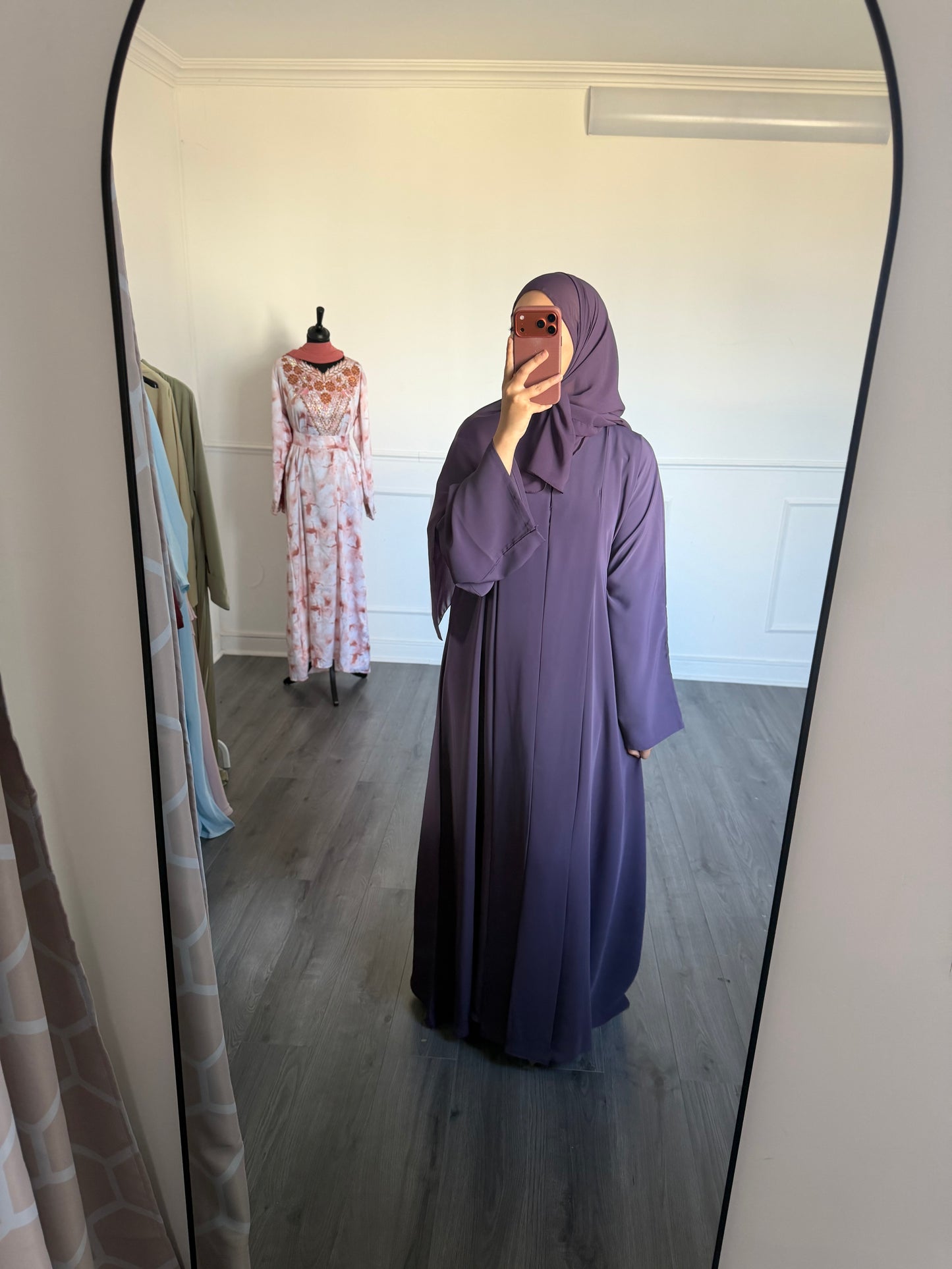 ABAYA SORAYA — Violet foncé