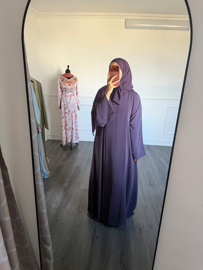 ABAYA SORAYA — Violet foncé