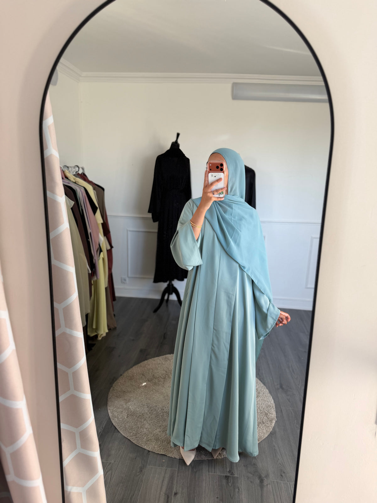 ABAYA SORAYA- Bleu Turquoise