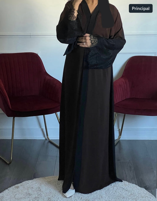 Abaya Hayat - Marron