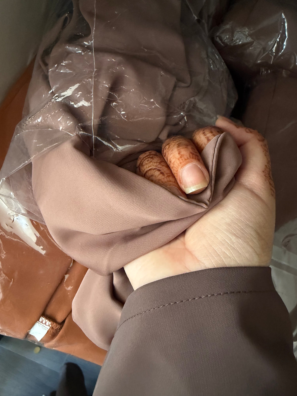 ABAYA SORAYA- Marron poudré