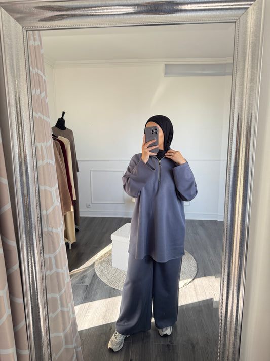 Ensemble cosy gris