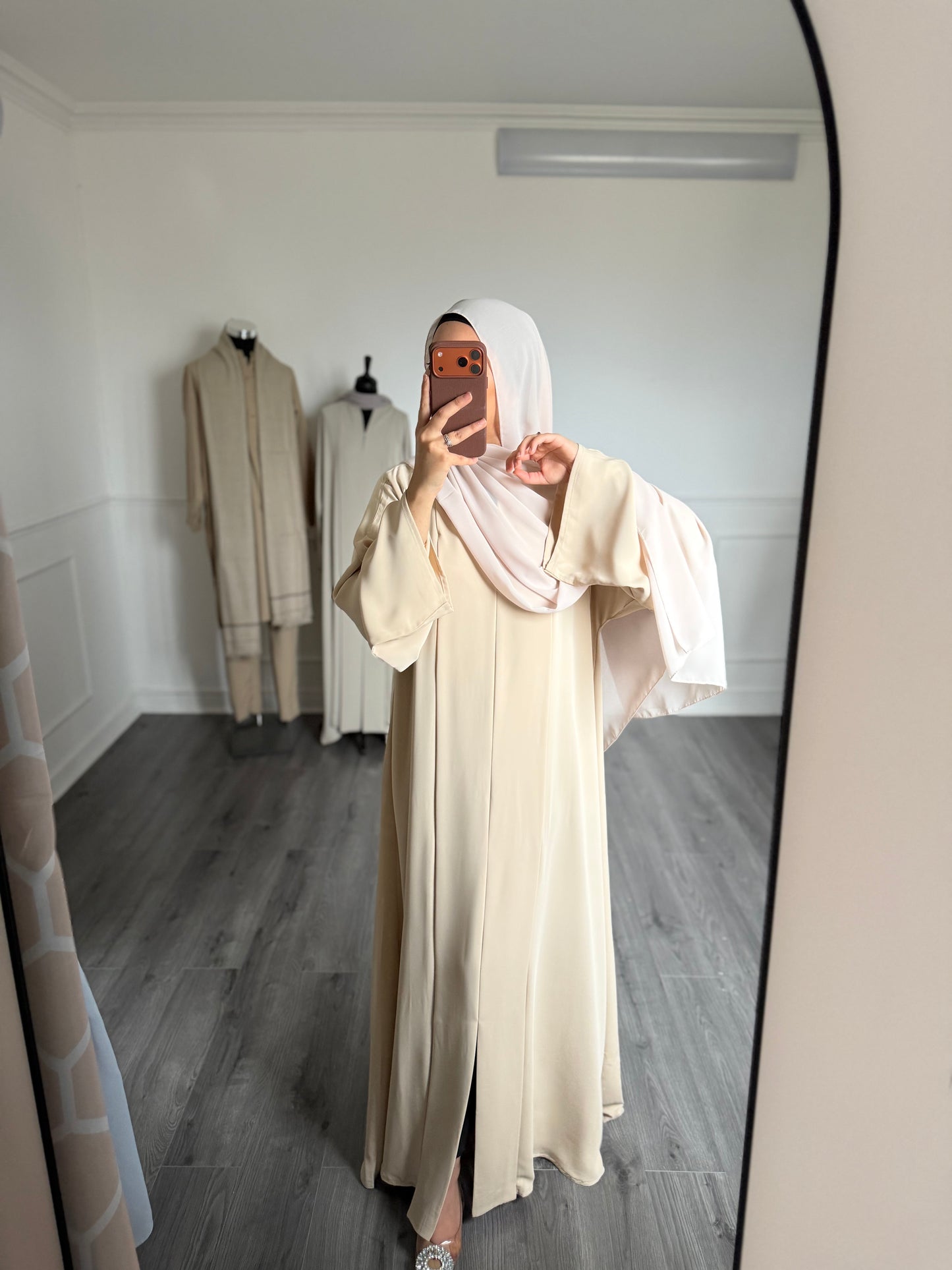 ABAYA SORAYA — beige sous ton different